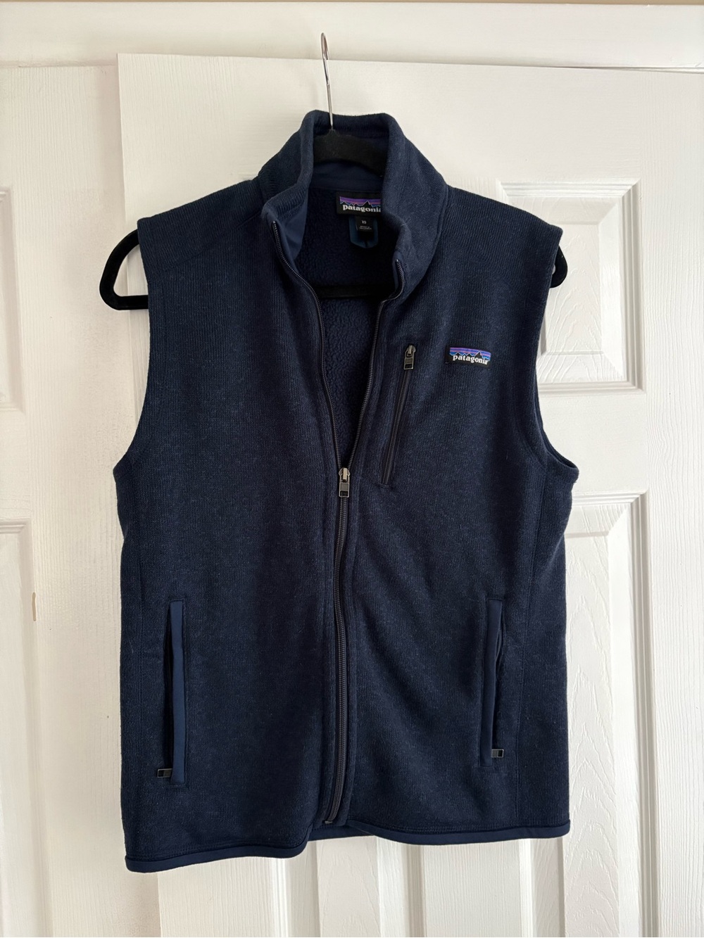 Patagonia Men’s Navy Fleece Vest - Zip Front
